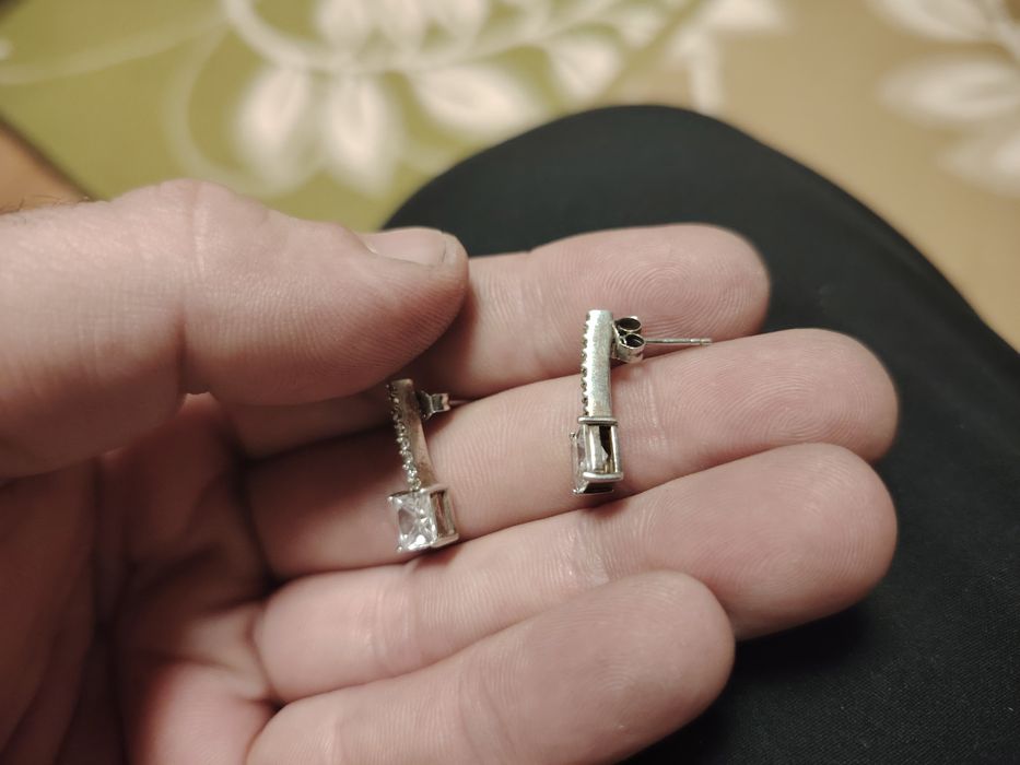 Cercei din argint vintage