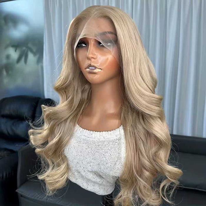Lace 13×4 Пепеляво руса Ash Blonde перука с лейс фронт - меки вълни