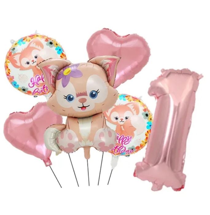 Парти сет украса Пепа Пиг, коте Мари, зайче и коте