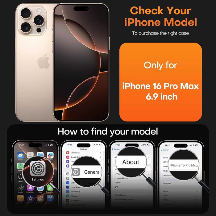 TAURI iPhone 16 Pro Max Husa Gold MagSafe Sticla Temperata Protectie 15FT Anti Soc Anti Zgarieturi