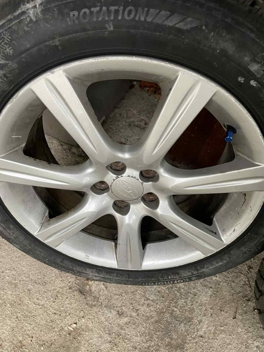 Джанти 5/100,17 и зимни гуми 215/55/17 за субаро Легаси 2011