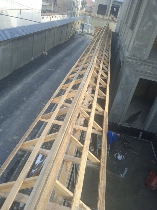 Strapil qoqamiz tom yopamiz profnastil