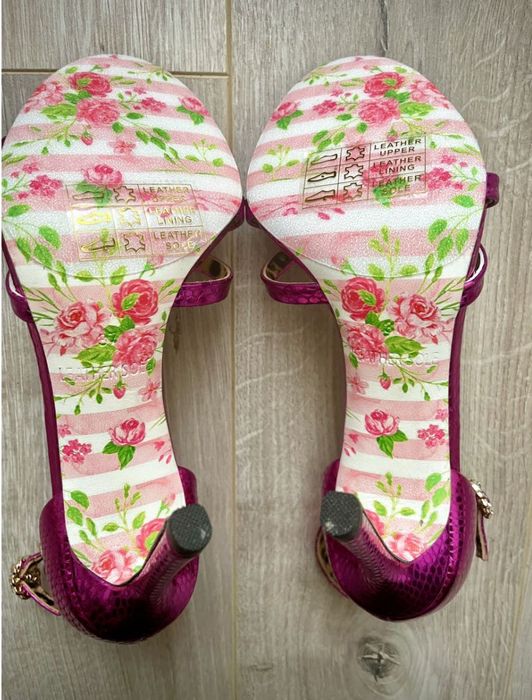 Sandale Jofielle din piele naturală, cu toc