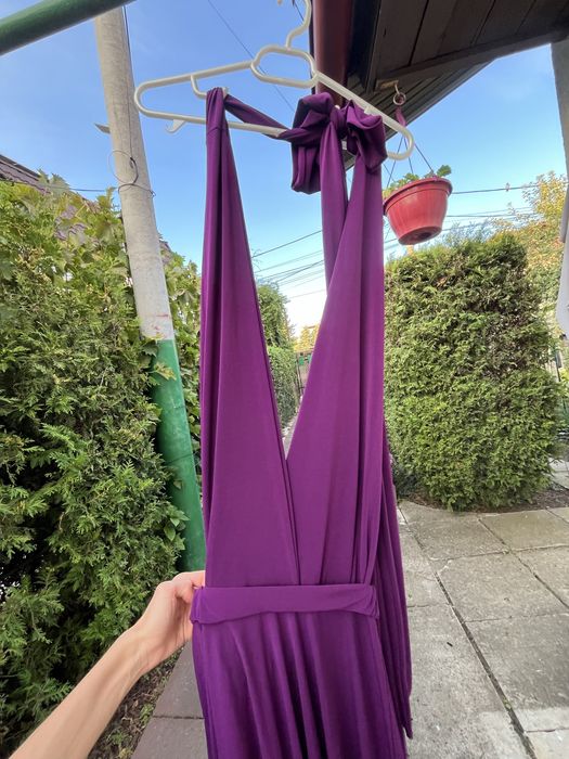 Rochie lunga de ocazie, multifunctionala, Ramona Badescu, marime universala