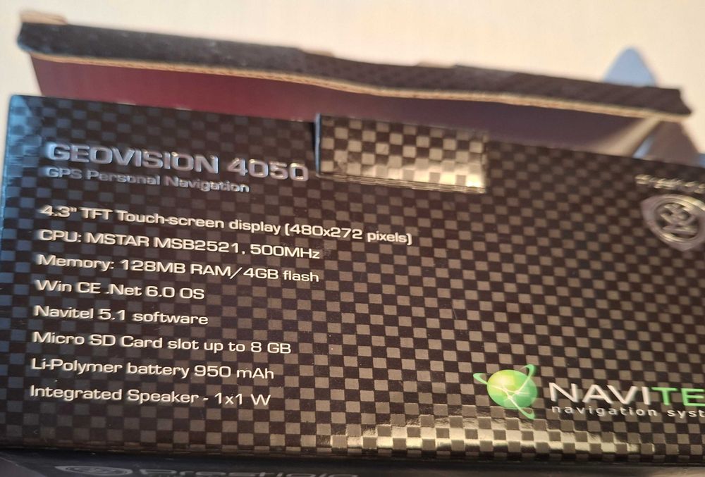 Навигация PRESTIGIO GPS Geovision 4050