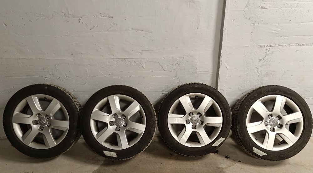 Оригинални алуминиеви джанти за Ауди А4 17 цола.