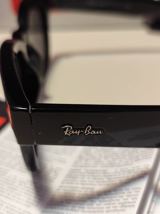 Ochelari de soare Ray-Ban RB0298S Mega Hawkeye Black cu lentile polarizate