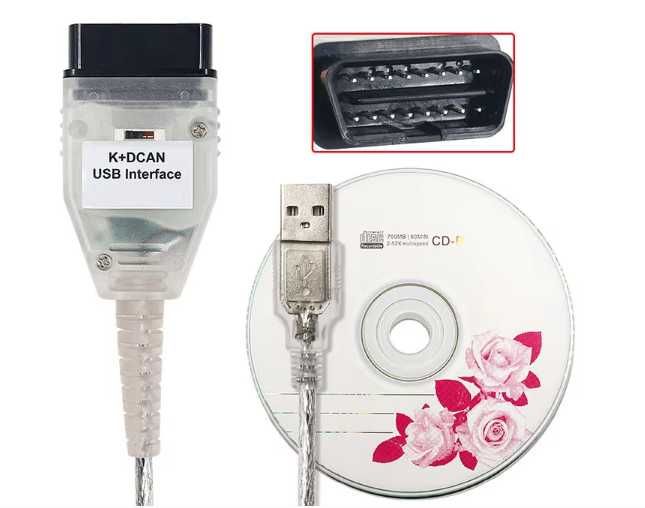 Tester BMW INPA FT232RL +Switch OBD II OBD I Interfata diagnoza K+DCAN