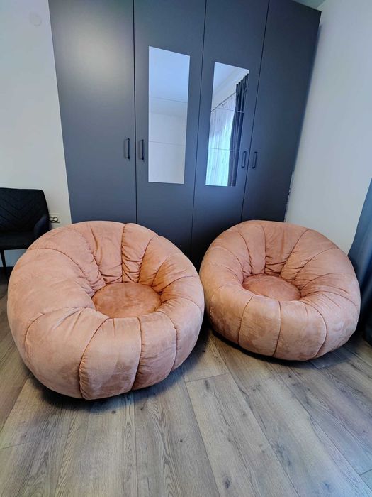 2 fotolii Gaspar tip bean bag / Fotoliu Houston