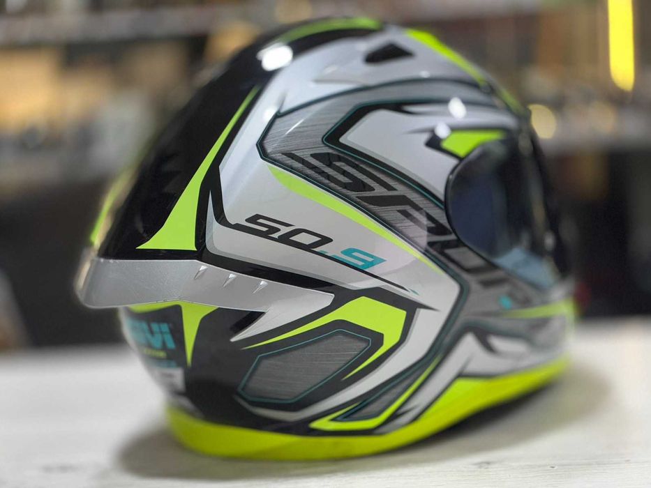Каска Givi 50.9 Sport Atomic Silver/Yellow L-размер