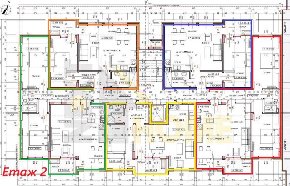 Двустайни жилища в нова жилищна сграда