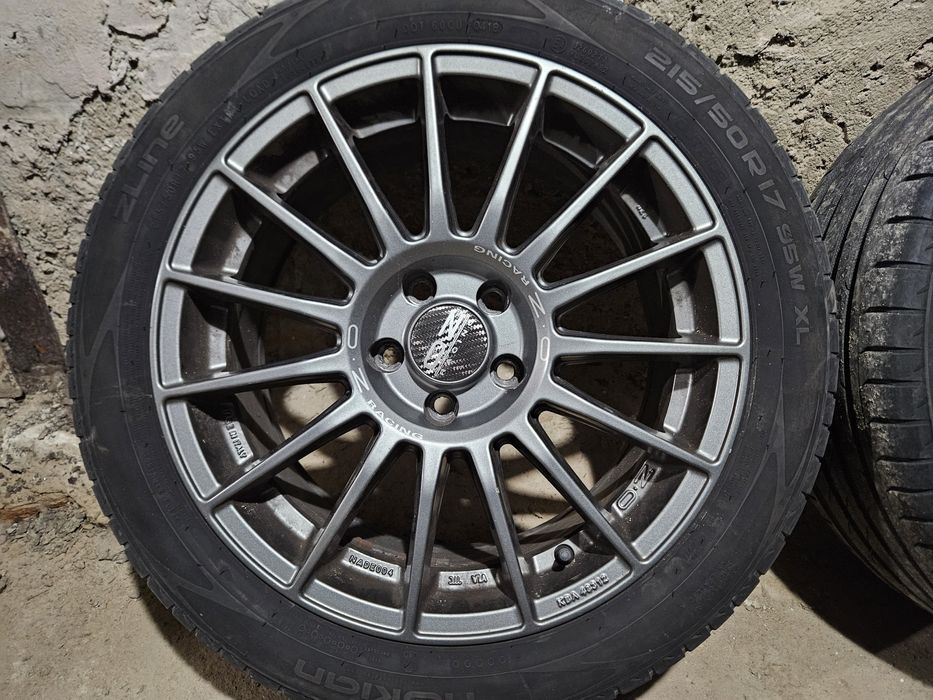 Jante OZ Superturismo LM 17x7.5 pcd 5x108 ET40(Volvo Jaguar Ford Renault Peugeot Citroen) Matt Graphite silver