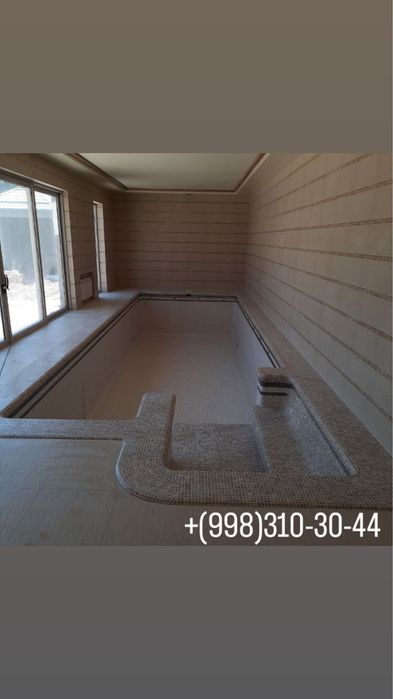 Бассейн,сауна,турецкий хаммом,фантан курамиз