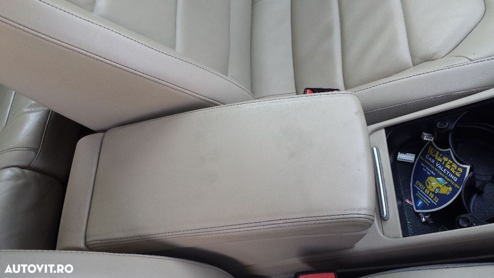 Cotiera Piele Crem VW Passat B7 Break / Variant / Combi 2010 - 2015