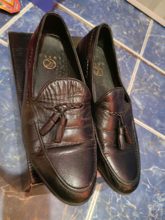 Черни мъжки мокасини