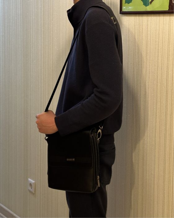 Кожанная сумка Bradford через плечо