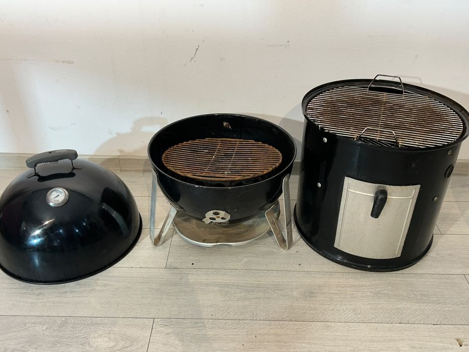 Weber Smokey Mountain Grătar Afumătoare pe Cărbuni