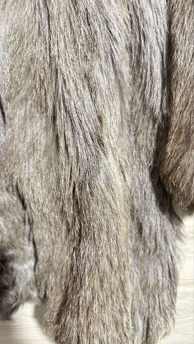 Дамско палто естествена кожа от коза