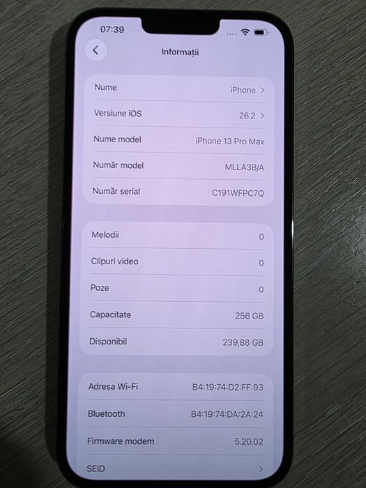 Iphone 13 Pro Max 256GB