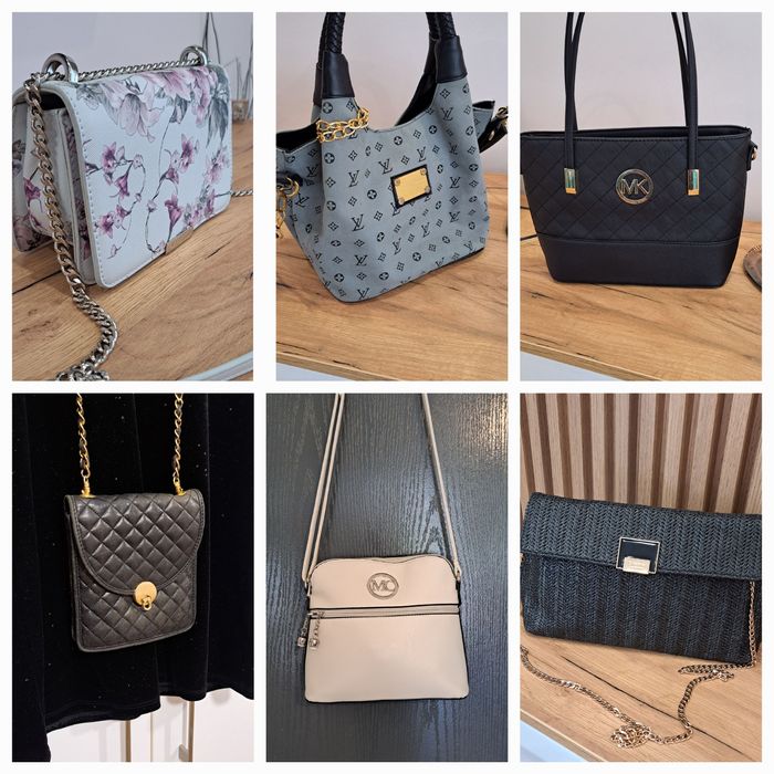 LV ,Michael Cors,Dune London, Mohito чанти