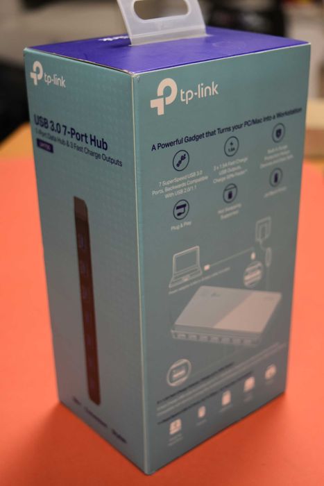 USB Хъб TP-Link UH700, 7 порта   USB 3.0, черен
