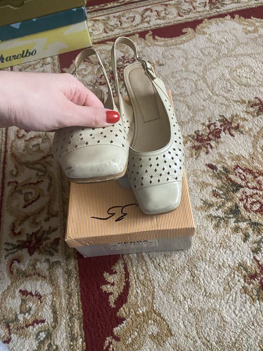Pantofi-sanda piele naturala