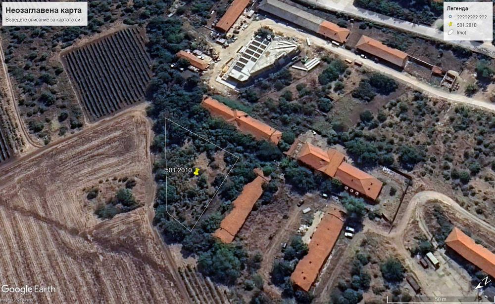 Продава се Парцел в Пловдив, Съдийски - 1586 кв.м за 60 €/кв.м - Снимка #1