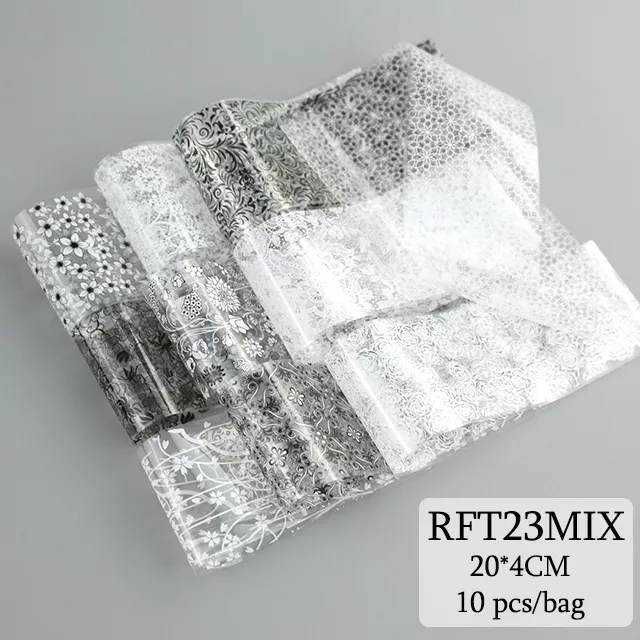 10 броя Комплект фолио бяло и черно