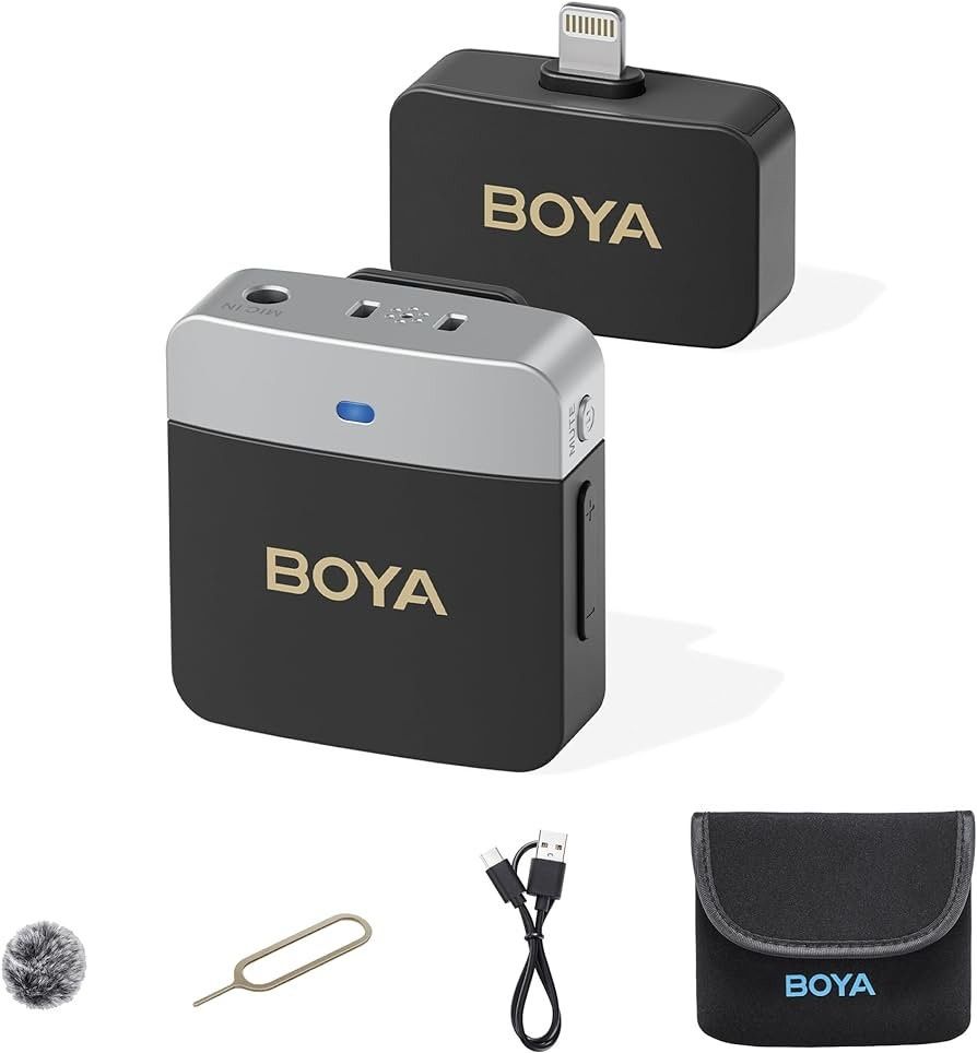 BOYA BY-M1V5 новый беспроводной микрофон для iPhone: 640 000 сум -  Студийное оборудование Ташкент на Olx