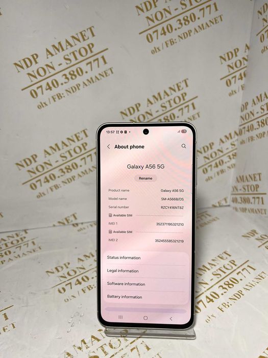 NDP Amanet Calea Mosilor 298  SAMSUNG A56 (47439)