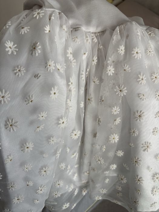 Детска рокля 98-14 см бяла