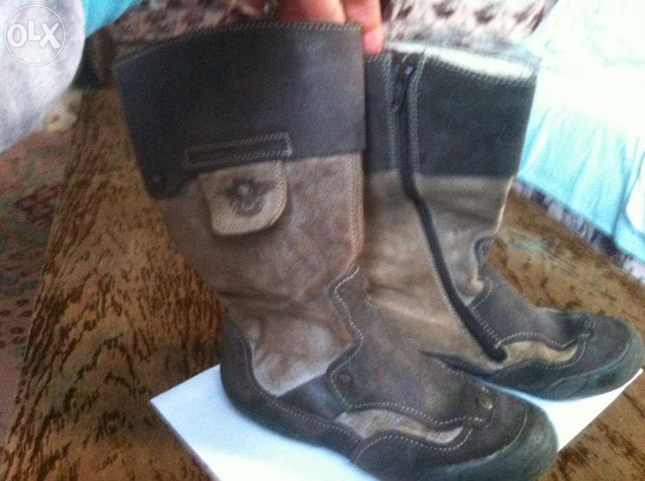 cizme "ikks" nr. 32 (int. 21 cm), piele int/ext, pt. fetite