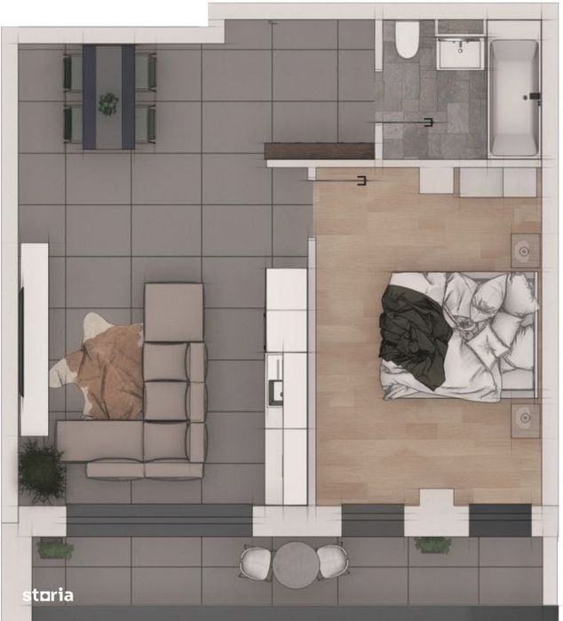 Apartament 2 Camere, 51mp, Standard nZeb, Zona Sesul de Sus — fotografia 1