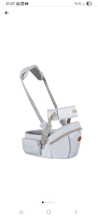 Marsupiu ergonomic cu scaun pentru bebelusi 3-36 luni