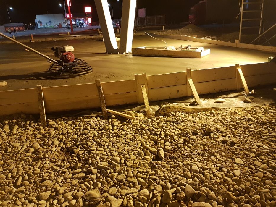 Beton elicopterizat, platforme industriale, beton rutier