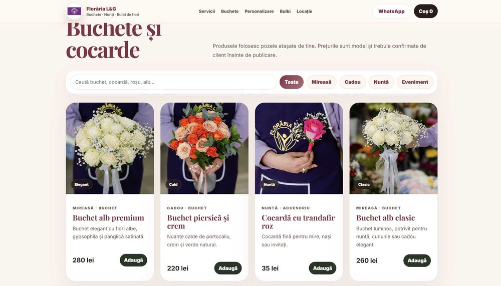 Realizez site-uri de prezentare pentru afaceri locale