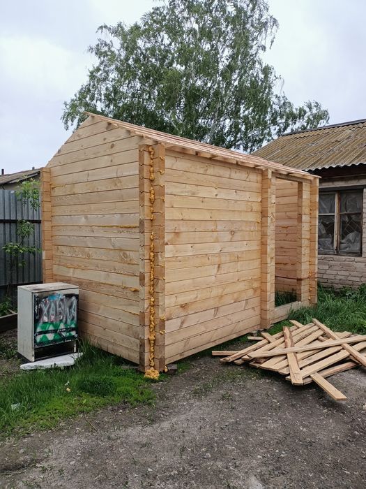 Баня сруб сосновая