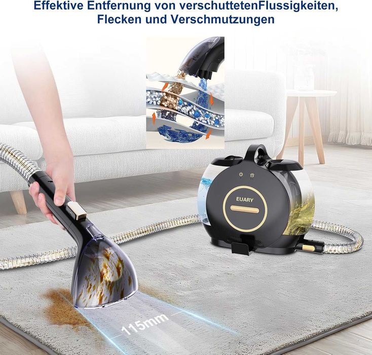 Перяща прахосмукачка Euary (2205-BYXDJ) 18kPa
