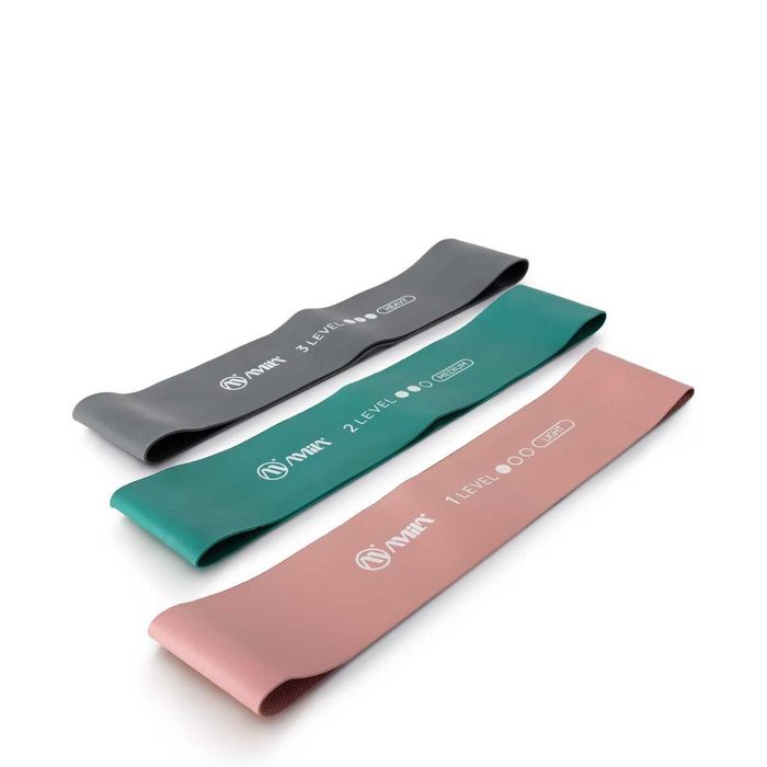 Сет Ластици за Крака Amila Hip Band Triniry 3 броя, Фитнес Аксесоари