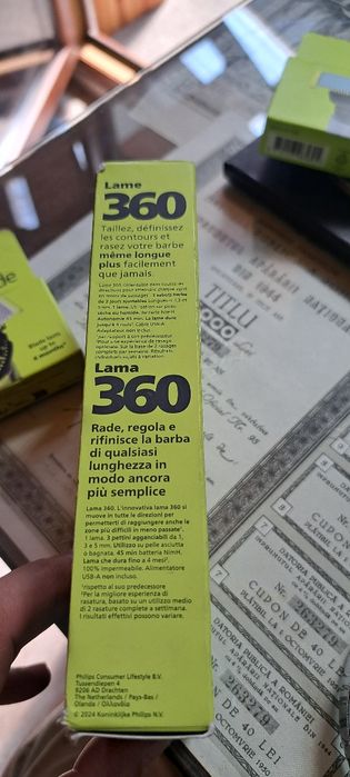 Aparat PHILIPS OneBlade 360 plus 2 rezerve