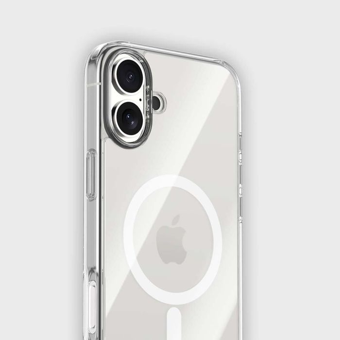 Iphone 16 case carbon and transparent