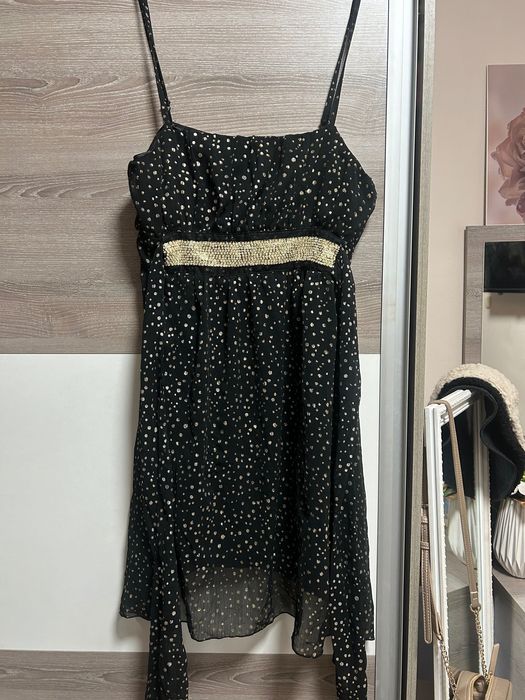 Черна къса рокля