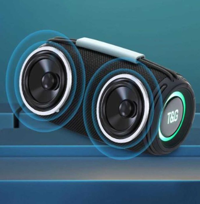 Преносим Bluetooth високоговорител TG657 1500 mAh с RGB подсветка