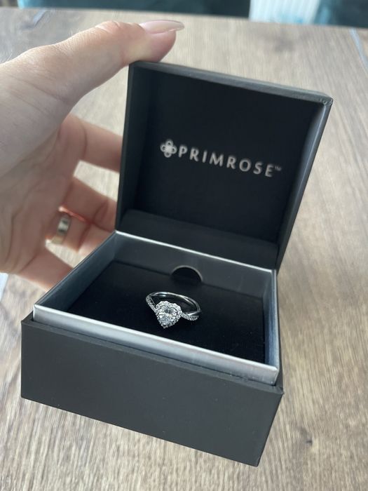 Inel argint pietre zirconiu inimioara