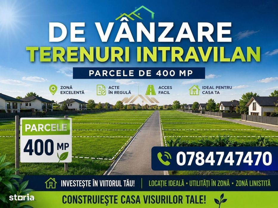 Loturi Teren De Vanzare Intravilane Berceeni Vidra -Ilfov