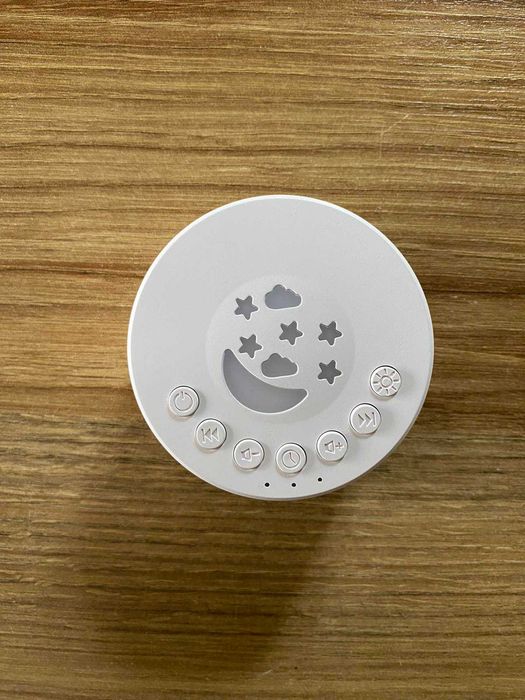 Преносим уред за бял шум, 18 вида звуци, Лампа със звезди, Приспиване