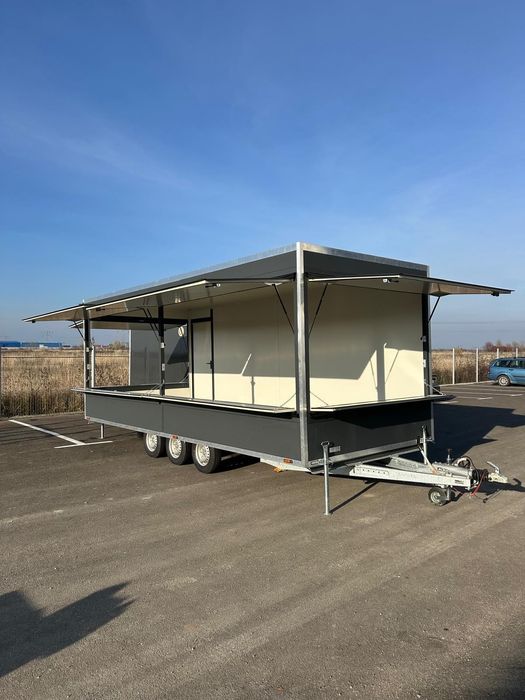 Rulote Comerciale Premium Fast Food Truck Complet Echipate, 6m, Personalizabile, In Stoc Si La Comanda