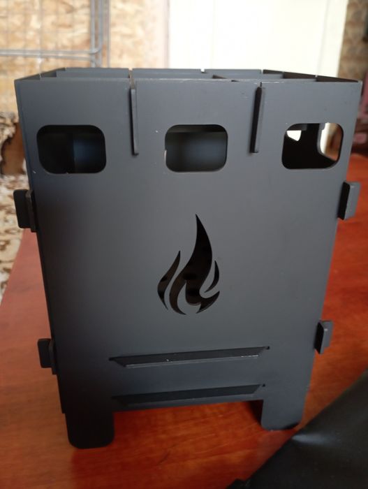 Печь щепочница туристическая