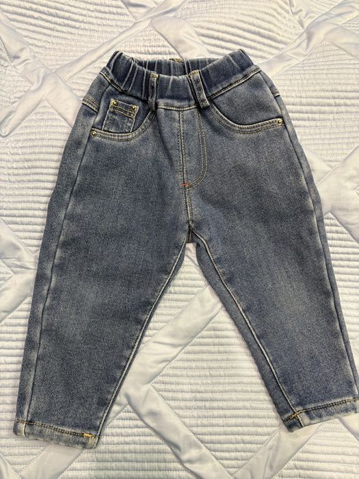 Джинсы утепленные 90 см