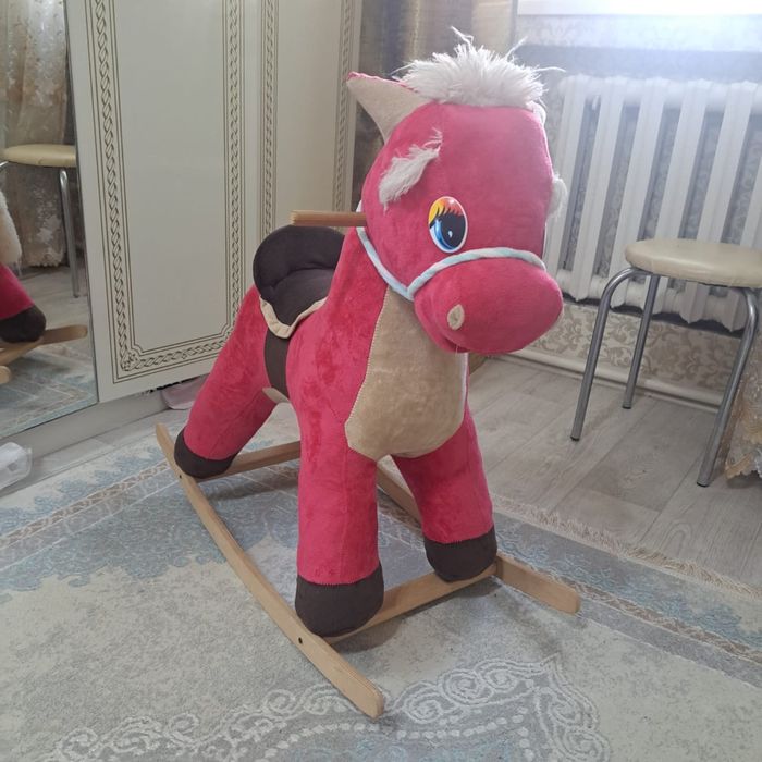 Детская кочалка лошадка